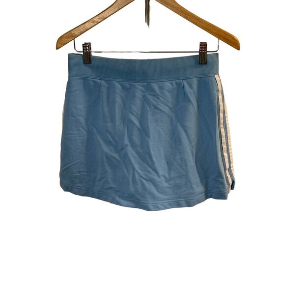 St John's Bay Blue Athletic Stripe Knit Skort Sz M - Picture 2 of 7